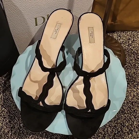 PRADA Strappy Sandal Heels - Size 41 - Picture 2 of 5